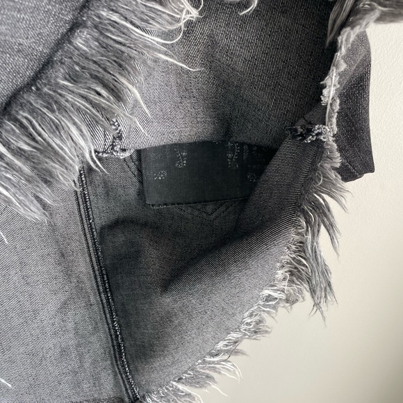 Free People We The Free Bailey Denim Mini Skirt - Bailey Black Wash - Size 28 - Picture 13 of 15